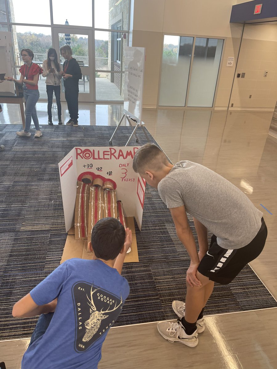 MilholenAshley's tweet photo. Ended this week with a super fun Physics Carnival modeling Newton’s Laws of Motion @DieterichMS #dieterichdreamers @strangesciclass #MISDproud https://t.co/cLeo2HSfg8