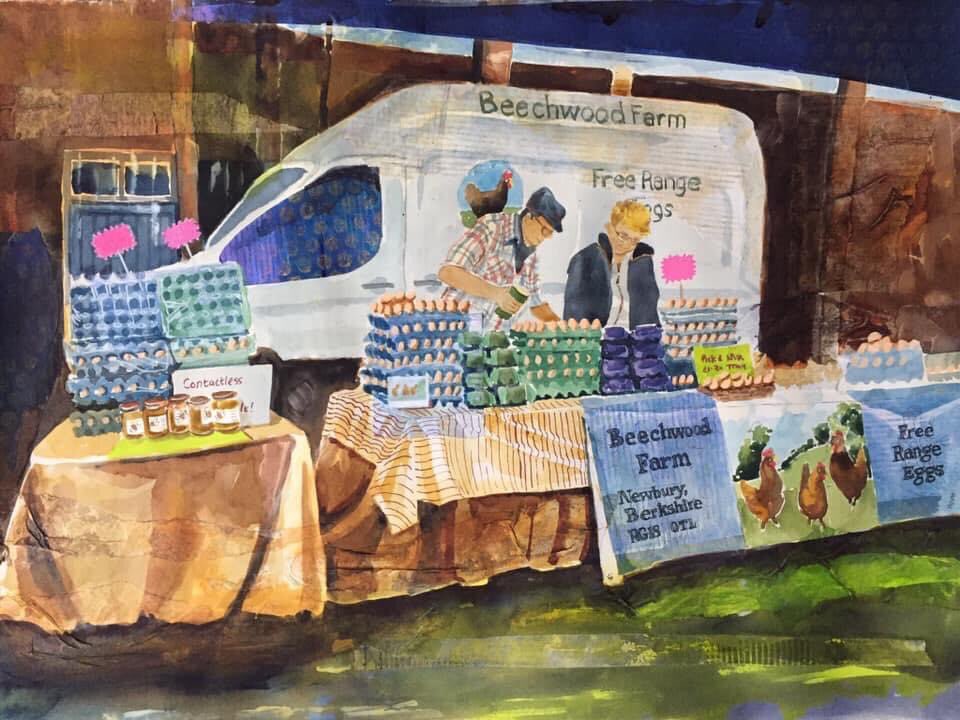 It’s <a href="/ReadingFarmMkt/">Reading Farmers' Market</a> tomorrow - Sat 4th Dec! Well worth a visit! We will be there with plenty of #eggs! It is also #SmallBizSatUk - a day to celebrate small businesses!
#Reading #Rdg #RdgUK #InReading #Foodie #Market #Local #Berks #Farming