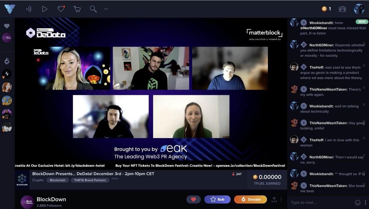 BlockDownConf's tweet photo. A great panel about DeData and the #Metaverse with
@dylandewdney @pclaudius @RayLuCode @provenauthority & @jessicasmw
Watch now!
https://t.co/h7sZTXHqAq
#BlockDownDeData https://t.co/PnVaNd1d6Z