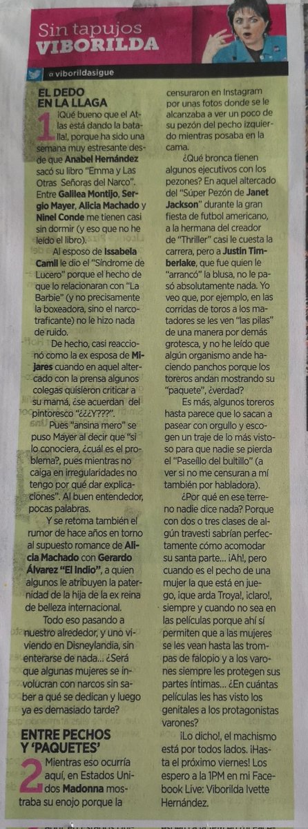 viborildasigue's tweet photo. Bonito fin de semana mis queridos @EDSONZUNIGA @latiagloria  y @JulioMannino.
También para ti que estás leyendo este mensaje.
Les comparto mi columna de hoy en @gentemural  @muralcom https://t.co/V0cSC481Wj