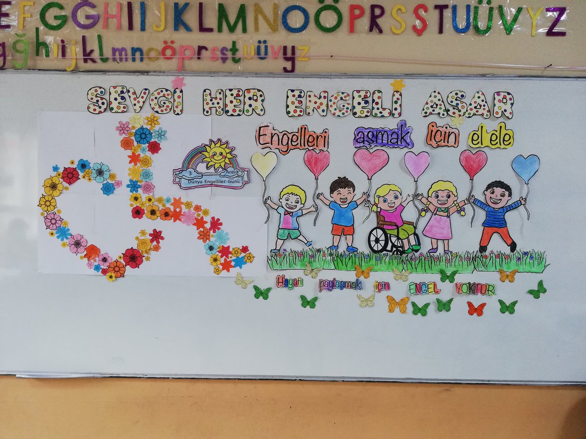 IlkokuluBahceli's tweet photo. Sevgi her engeli aşar. Anasınıfı öğrencilerimiz  3 Aralık Dünya Engelliler gününde, Yaşama sevinci ile hayata tutunan bütün engelli kardeşlerimizin sadece bir gün değil her gün yanında olmamız gerektiğinin farkına vardı. @tcmeb
@izmir_ilmem
@MucahitYentur
@dikili_mem
@UlusEkrem https://t.co/LFnAxMVQfx