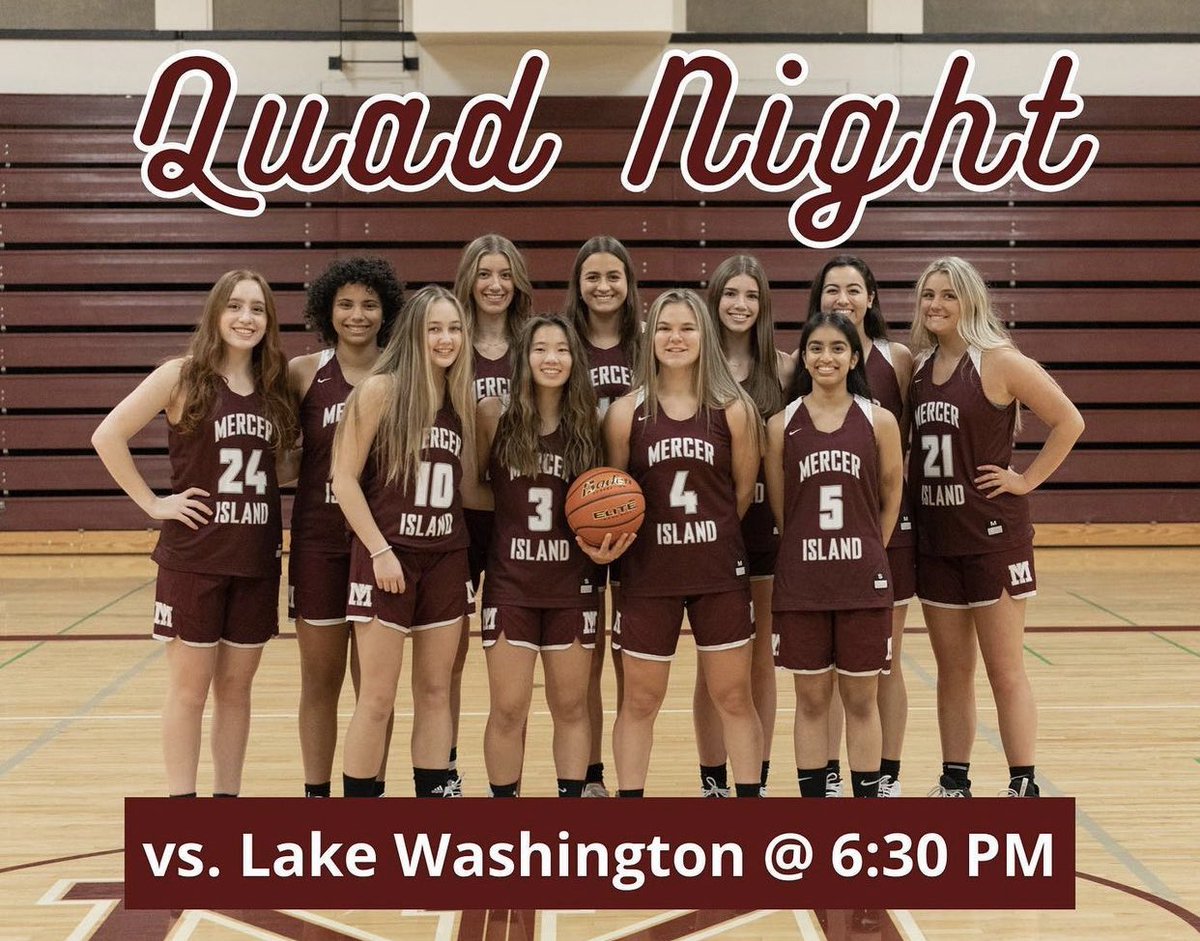 Come out and support Girls and Boys Hoops tonight vs Lake Washington! 🏀
