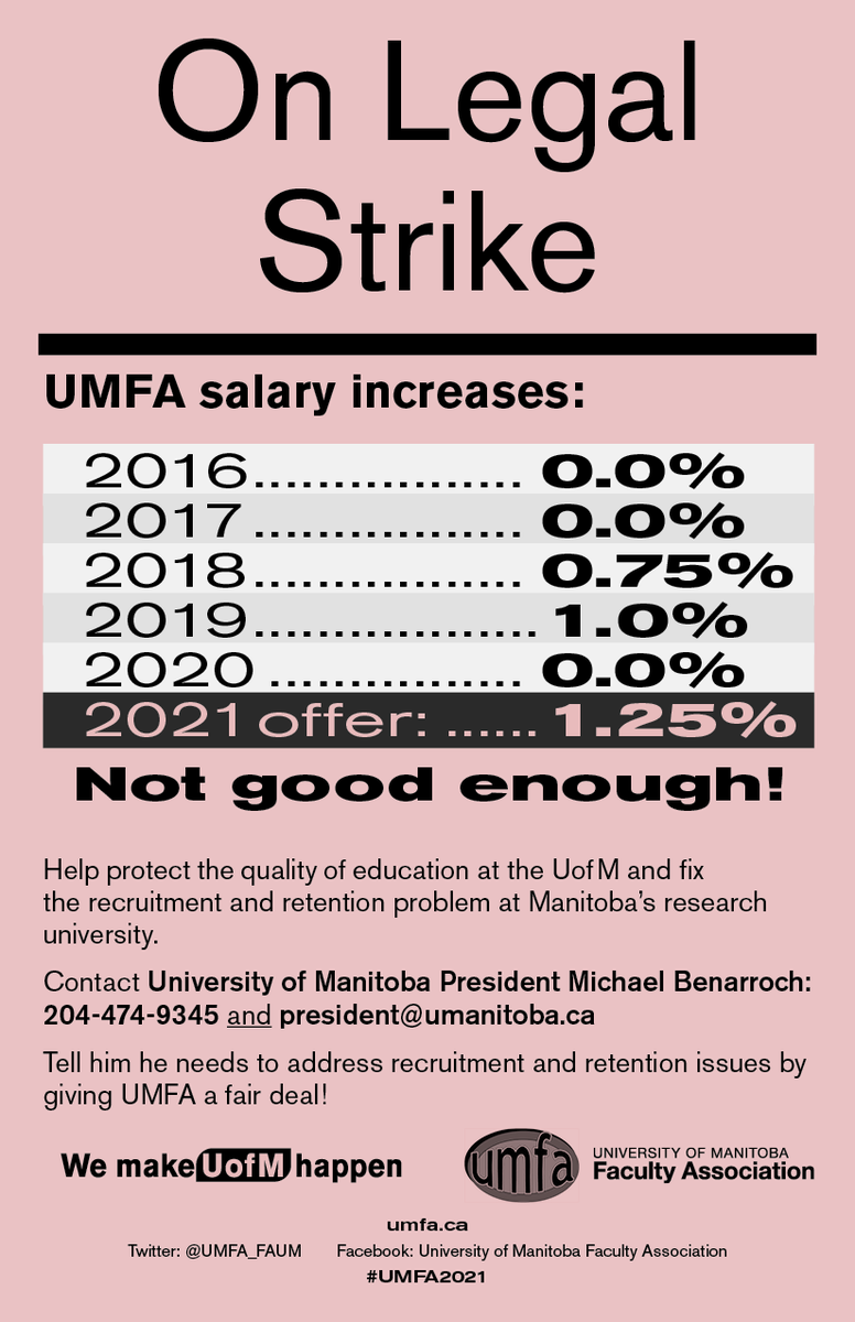 _dans_dans's tweet photo. OVER ONE MONTH on strike! Another 2 weeks of @UMFA_FAUM pamphlets outlining the concerns. The resolve &amp; commitment on display by faculty, instructors, librarians, students &amp; other supporters should be enough incentive on its own for a fair deal! #umfa2021 #mbpoli #cdnpoli https://t.co/80oGRldhoP