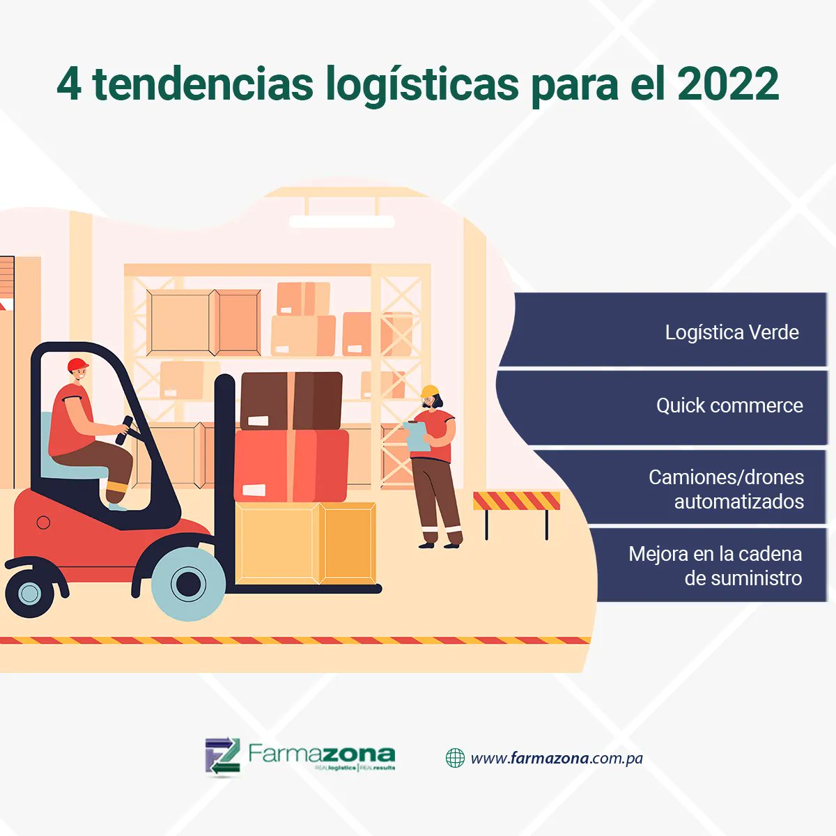 Ante las adaptaciones en el sector logístico en los últimos años, se han definido algunas tendencias que serán claves para el 2022.

¡Farmazona es su partner logístico ideal!

Si desea más información:
📧 E-mail: info@farmazona.com
💻 Web: buff.ly/2u1OKw2