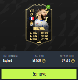 ArtMan_AR's tweet photo. 32 Benzema IF achetés 48k max samedi dans la nuit.
Relistés entre 57.5k et 59.5k sois 8K net par carte environ. https://t.co/eh5moa6mVo