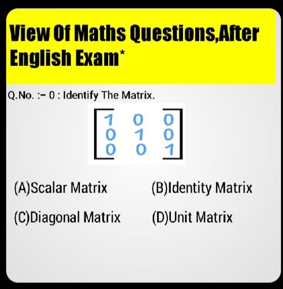 Trishashukla204's tweet photo. #cbseterm1 #cbseenglish #cbseanswerkey #cbseclass12 #CBSEmakecorrection
After English exam maths exams will be like this π bhai cbse walo chahate ky ho π https://t.co/C6xbLh6I2t