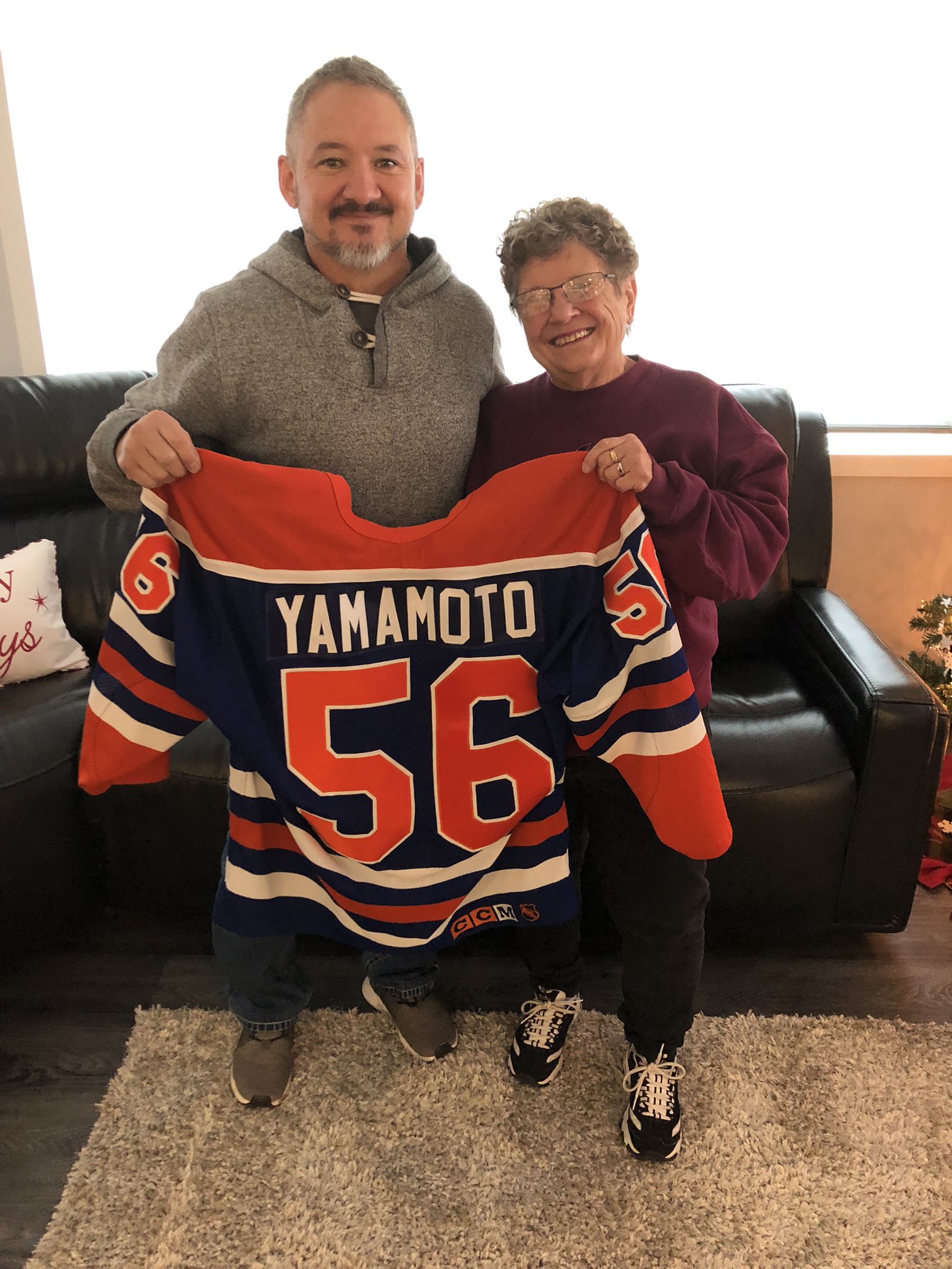 Daniel Nugent-Bowman on X: Russ Yamamoto, Kailer's dad, will be wearing  this jersey at tonight's game. The jersey belongs to Olga Pasher, right,  Kailer's first skating coach in Spokane, Wash. Pasher is
