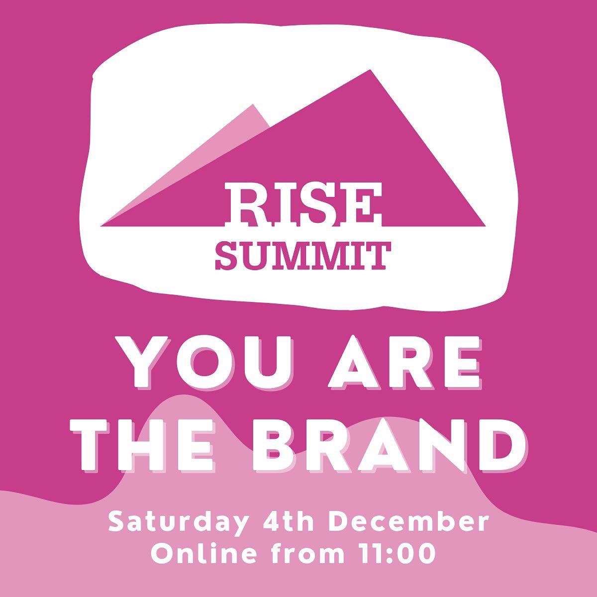 ManMetRise's tweet photo. TOMORROW is the day of Rise Summit: You Are The Brand. And it’s not too late to sign up via the link in our bio 🌟
The Summit is a one-day digital festival designed to empower and inspire YOU to be your best self. https://t.co/Lsg6j1uyXm