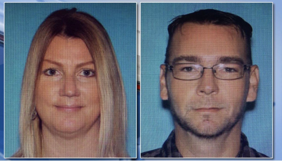 LittleMissFlint's tweet photo. Here's a more clear photo. Jennifer and James Crumbley, parents of the school shooter. Now on the run. Couple believed to be driving black 2021 Kia Seltos SUV with the Michigan license plate number DQG 5203
If you see them call 911 https://t.co/FkGMsb0lJi