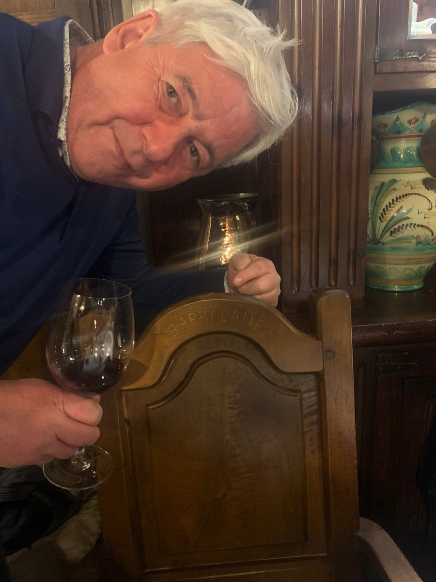 Ronan O'Driscoll (@daleboy01) on Twitter photo Each chair in this classy restaurant in Madrid has a legend. My mate <a href="/pbastable/">Peter Bastable</a> got <a href="/BazLane/">Barry Lane</a> Top man, Barry. #europeantour Each chair in this classy restaurant in Madrid has a legend. My mate <a href="/pbastable/">Peter Bastable</a> got <a href="/BazLane/">Barry Lane</a> Top man, Barry. #europeantour