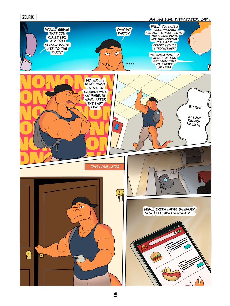 Zourik_'s tweet photo. An Unusual Intimidation II
Page 5! 

Remember that you can see page 6 and 7 (WIP) on Patreon!
https://t.co/hBiLSGz5dc https://t.co/P5uYxjekX5