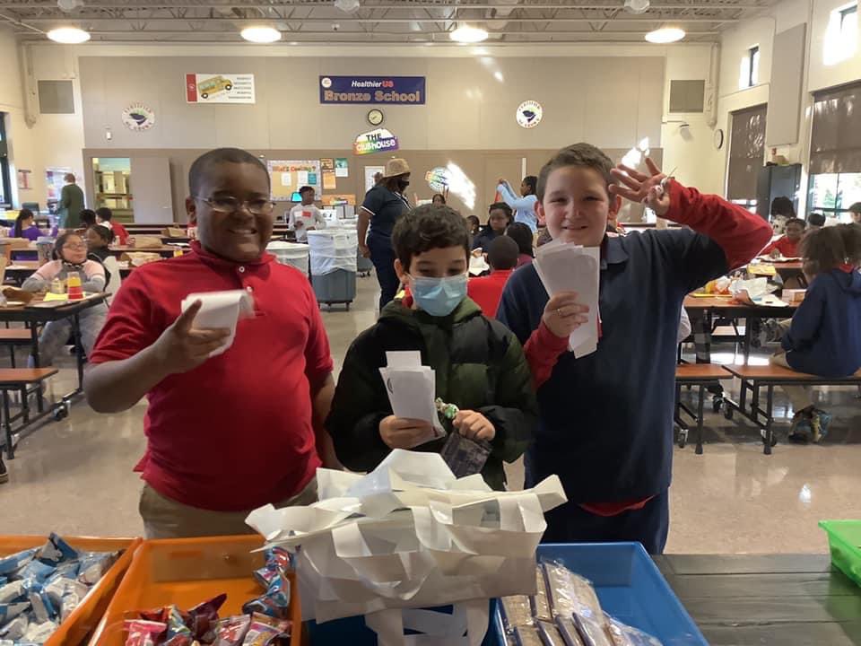 LIESOspreys's tweet photo. Ospreys celebrated the first Friday of the month “Poppin’ with the Principal”, spending some of the Osprey Bucks they earned in November. See some of those Ospreys wearing pajamas? They brought in Toys for Tots today. Great job! #OspreyLove❤💙❤ #ItsTimeToPUSH https://t.co/w2Nsfmtf5Y