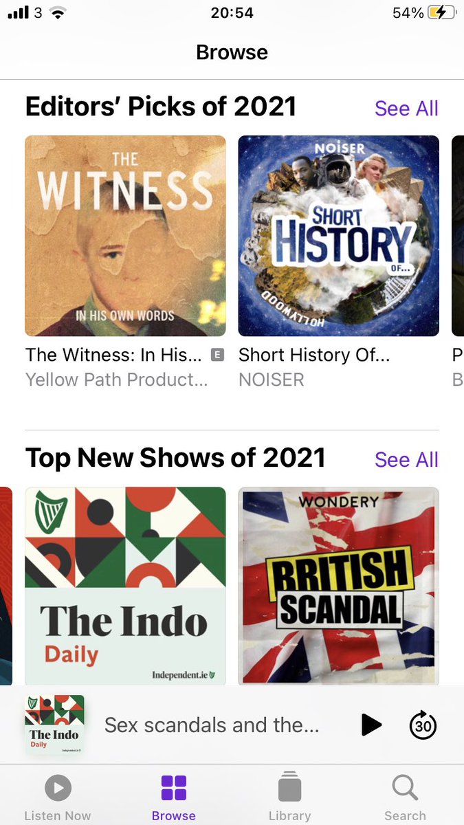 cormacbourke's tweet photo. So the Indo Daily podcast has been named as one of the top new podcasts for 2021 by Apple @Apple - @Independent_ie https://t.co/7C3H21IK21 https://t.co/5Q3VWLqTPS