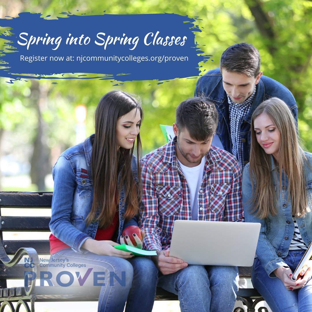 NJCommColleges's tweet photo. Spring into NJ’s Community Colleges #ProvenCommunity when you register for Spring classes 🌱
  
Start your future #TODAY and register now at one of NJ’s 18 Community Colleges at https://t.co/GZYGMmyJlz

The 2022 - 2023 #FAFSA deadline for new students is February 15 https://t.co/Dzc0PWnmYG
