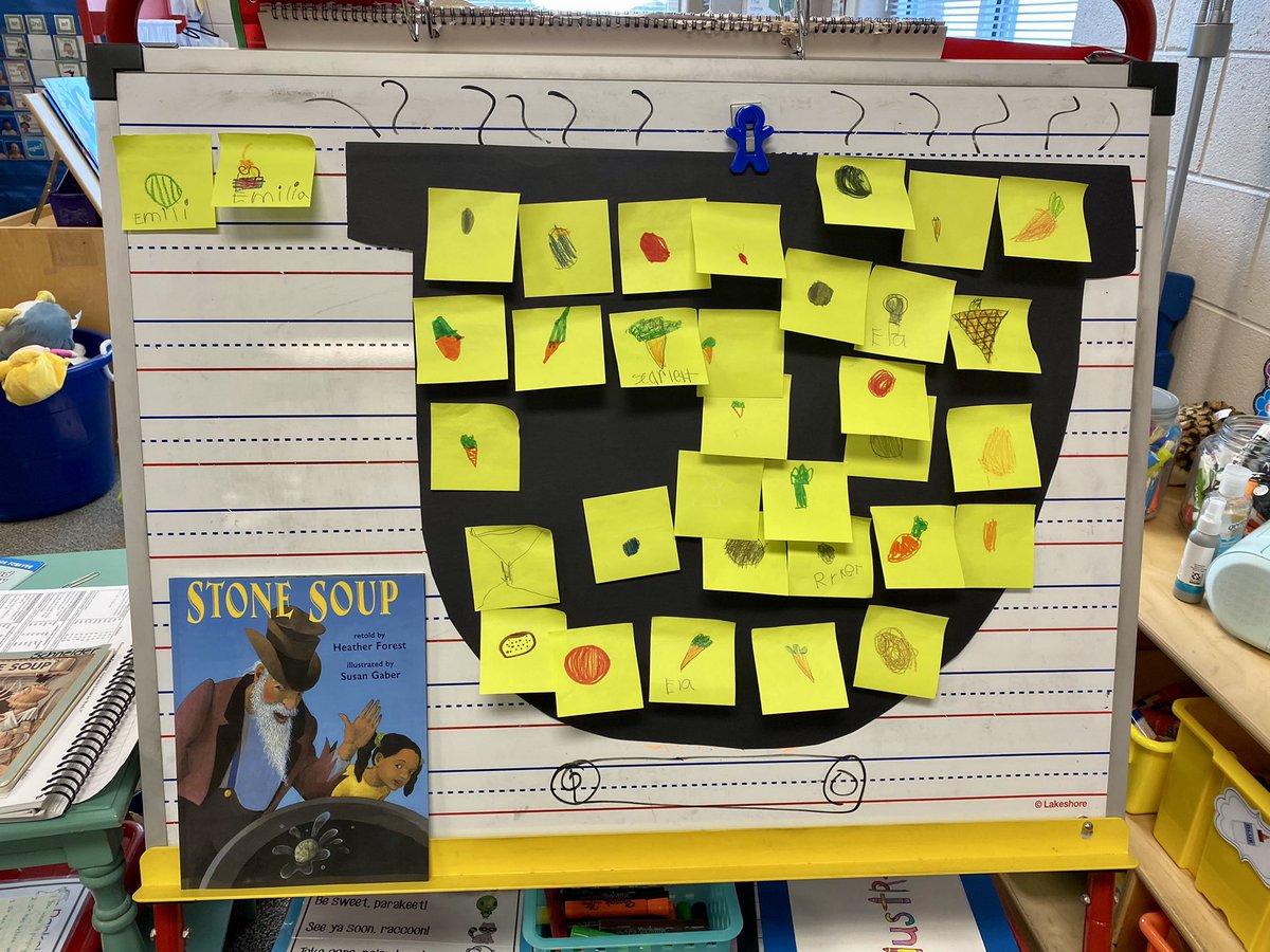 mrswkinders's tweet photo. We had so much fun retelling the story and making Stone Soup this week. #StoneSoup @Parkside_ES #ParksideStrong https://t.co/VvsCxt8NNf