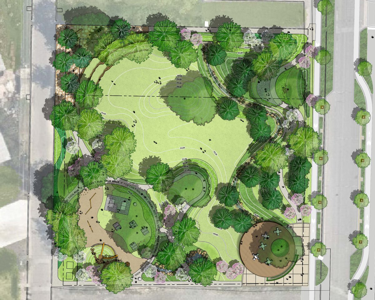 The vision for Markham Square leverages site design to demonstrate a different future for storm water management in Conway. The park will transform a brownfield site plagued by flooding into a lively storm water park and cultural asset for the city. #MarkhamSt