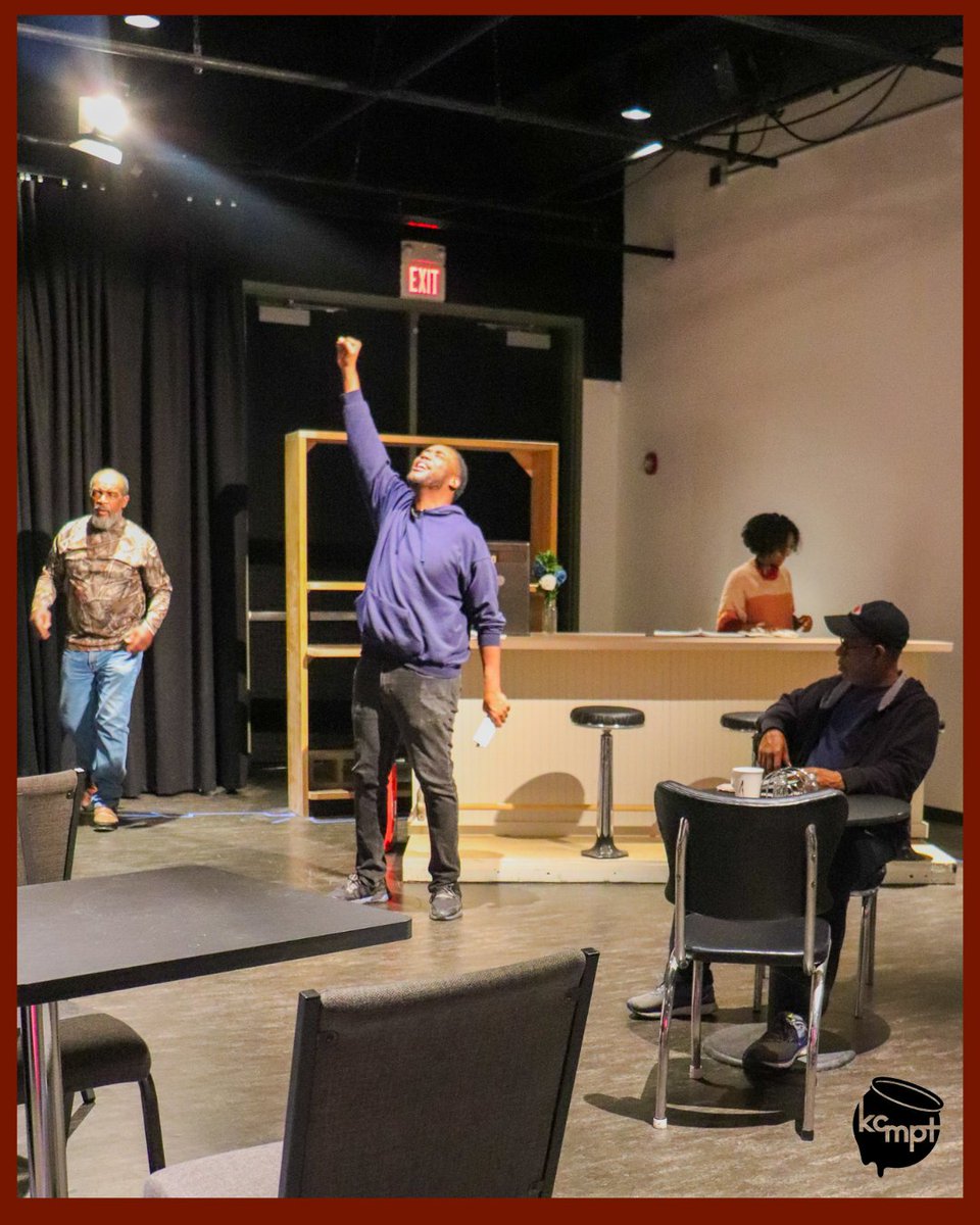 KCMeltingPot's tweet photo. It's opening night!! Don't forget to get your tickets. You don't want to miss out on this amazing cast. #TwoTrainsRunning 
.
.
.
.
.
post design: @charmedgeek_
 #KCMPT #BlackTheatreMatters #BlackTheatre #KansasCity #KCMO #KCK #KCEvents https://t.co/b9z1RVaiYo