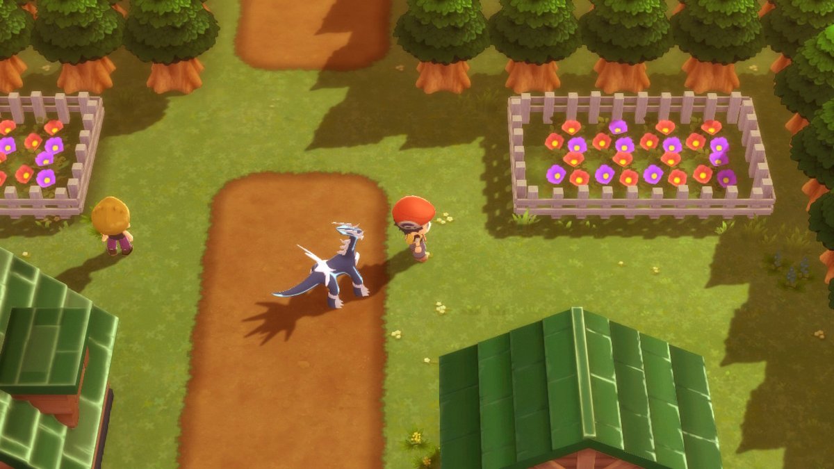 Hunckledorf's tweet photo. #PokemonBrilliantDiamond #NintendoSwitch Tiny Dialga! Lmao! https://t.co/sWw7bUGirh