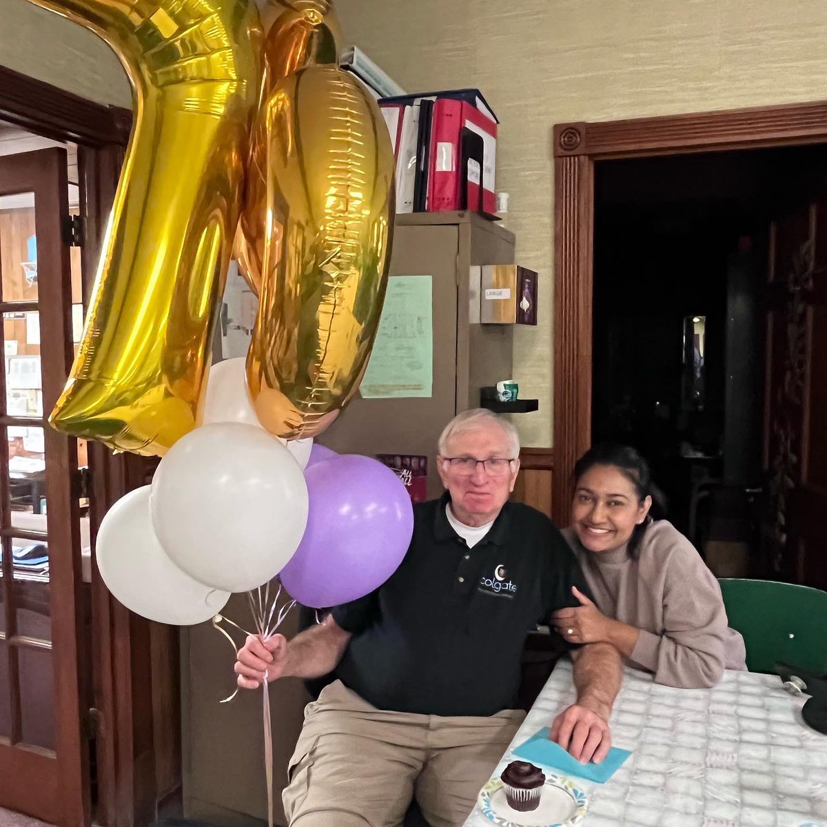 ColgateMattress's tweet photo. Today our President, Alan Wolkin, celebrated a milestone birthday. ๐
We couldnโt ask for a better DAD to take care of our Colgate family!
Happy birthday Big Al!
#fromourfamilytoyours #colgatefamily #happybirthday #dadlifeisthebestlife https://t.co/Q8o6cO1MHp