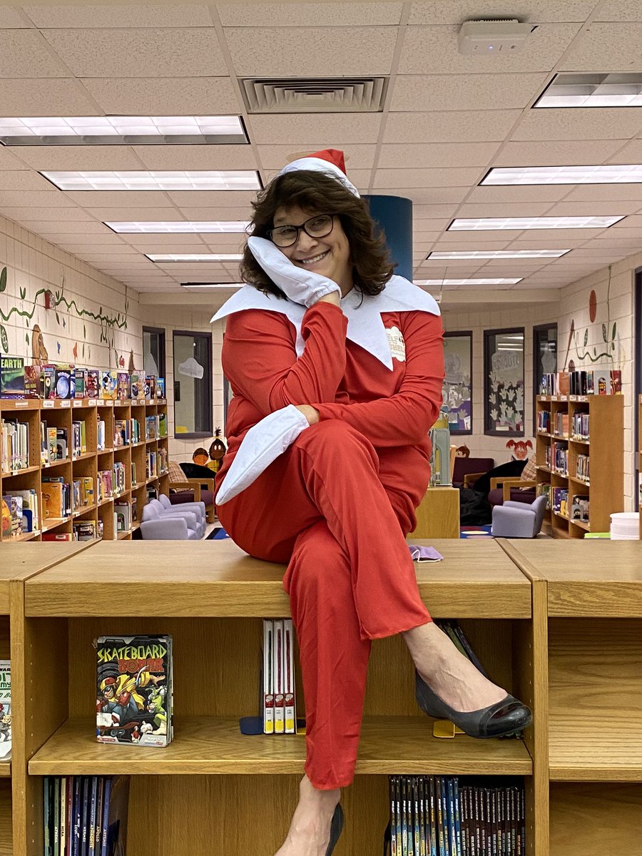 GallberryFarm's tweet photo. The GFES Elf on the Shelf made her first appearance on the farm today. Be on the lookout for more sightings this month! https://t.co/fB3oRxqDSi