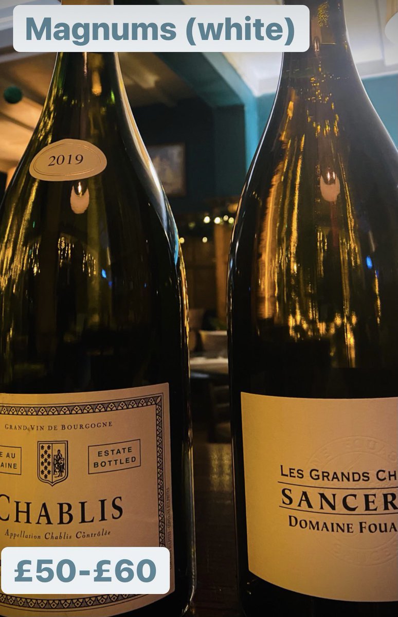 ThePerryHillPub's tweet photo. (And of course the magnums - perfect for the middle of the table!) https://t.co/75GxdQf02X