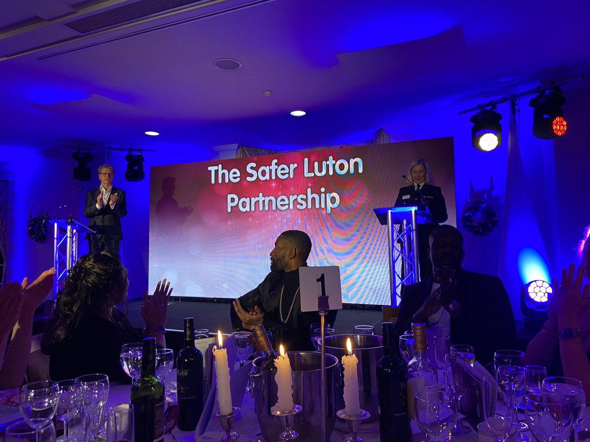 love_luton's tweet photo. The winner of Keeping Luton Safe is The Safer Luton Partnership 💜💜💜

Congratulations 🎉🎉🎉

Thank you to our sponsor @BedsFire https://t.co/aYzP6NPkpa