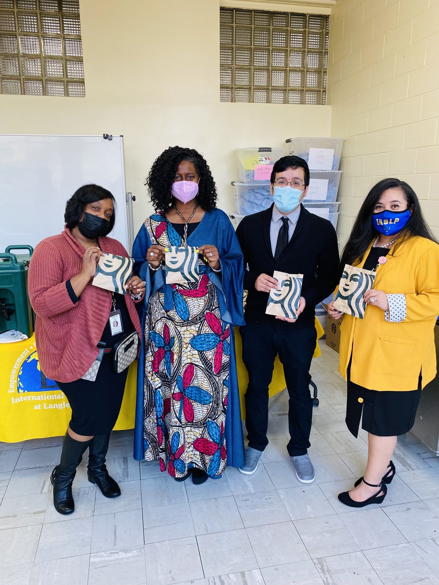 PGCPS Community Partnerships (@pgcpspartners) on Twitter photo What happens when you have four <a href="/HighPointHigh/">High Point HS</a> #Alumni in one photo...Excellence! (L to R): ShaVon McConnell, Communications Specialist; <a href="/MrsPRProtocol/">MoveYourBodyMotivator</a>, Partnerships Officer; Carlos Lopez, Manager of <a href="/Starbucks/">Starbucks</a> Prince George's County Community Store; & <a href="/DrHumphrey5/">Dr. Humphrey</a>, of <a href="/ihslpsga/">International High School at Langley Park SGA</a> What happens when you have four <a href="/HighPointHigh/">High Point HS</a> #Alumni in one photo...Excellence! (L to R): ShaVon McConnell, Communications Specialist; <a href="/MrsPRProtocol/">MoveYourBodyMotivator</a>, Partnerships Officer; Carlos Lopez, Manager of <a href="/Starbucks/">Starbucks</a> Prince George's County Community Store; & <a href="/DrHumphrey5/">Dr. Humphrey</a>, of <a href="/ihslpsga/">International High School at Langley Park SGA</a>