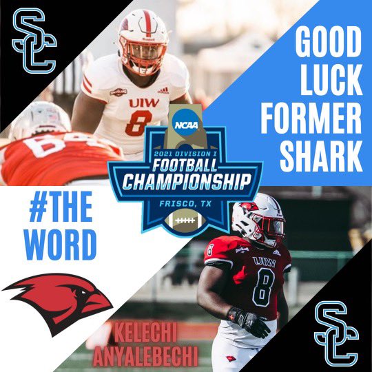 Shadow Creek Recruiting (@scsharkrecruits) on Twitter photo Good Luck <a href="/kelechi_an/">Kelechi Anyalebechi</a> in the <a href="/NCAA_FCS/">NCAA FCS Football</a> playoffs!!! <a href="/SCSharkFootball/">ShadowCreekFootball</a> <a href="/ShadowCreekHS/">Shadow Creek HS</a> <a href="/UIWFootball/">UIW Football</a> #TheWord Good Luck <a href="/kelechi_an/">Kelechi Anyalebechi</a> in the <a href="/NCAA_FCS/">NCAA FCS Football</a> playoffs!!! <a href="/SCSharkFootball/">ShadowCreekFootball</a> <a href="/ShadowCreekHS/">Shadow Creek HS</a> <a href="/UIWFootball/">UIW Football</a> #TheWord