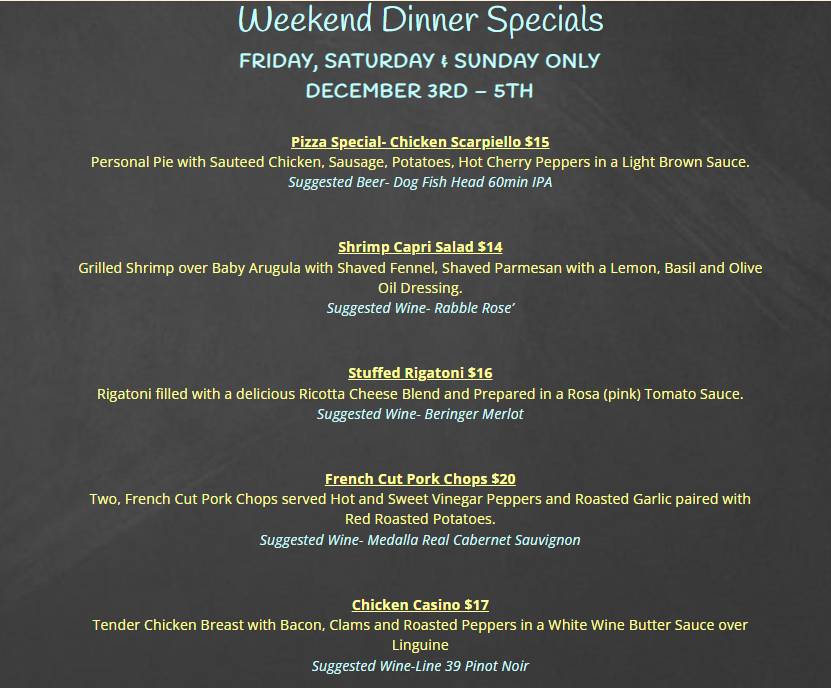 tsp_cafe's tweet photo. We have some awesome specials for this weekend.
12.3- 12.5
 Dine in or take out for all the food specials .
Can't wait to see you!

#townsquarepizza 
#Treatyourself 
#townsquarecocktails
#townsquarespecials https://t.co/eOyJV2W9YZ