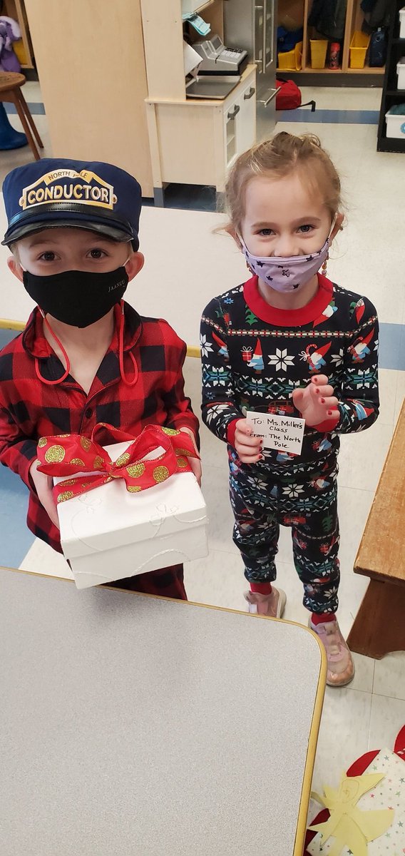 KinderMillerME's tweet photo. There is a magic in today! π All Aboard! There is a reason some traditions continue year after year! Polar Express Day in Kindergarten is how you #CreateExperience @mariemontelem https://t.co/RZZbvCPvO5