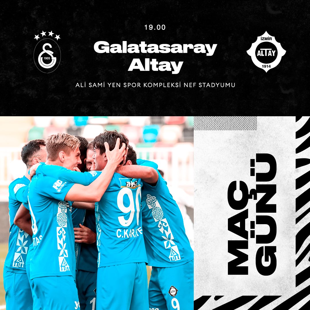 Altay'ın Galatasaray Maçı çin Hazırladığı Maç Günü Görseli