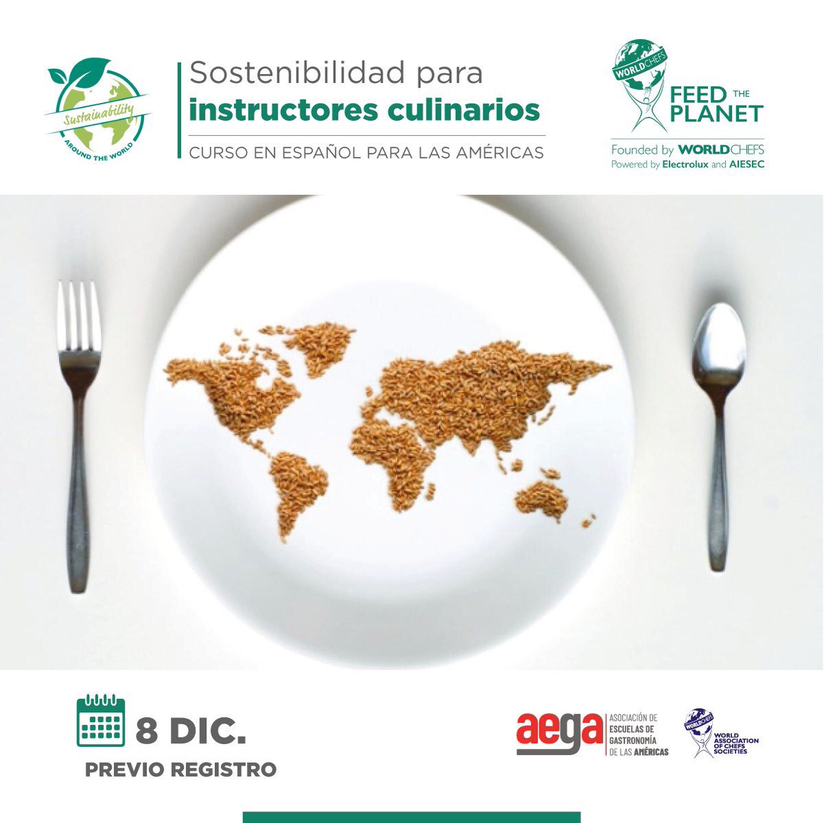 Desde la educación fortaleceremos la sostenibilidad curso solo para instructores de turismo y gastronomia.
Regístrate y obtén tu primera insignia.

americaeduca.com/webinar-feed-t…
#ThisIsWorldchefs
#aega
#worldchefs