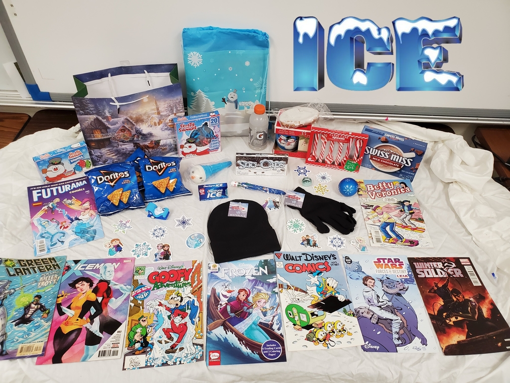 Winter is coming! Star City High School Art Department Star Students for December 2021 each received ice themed treat bags in recognition of the incoming cooler weather.  #BeTheBest