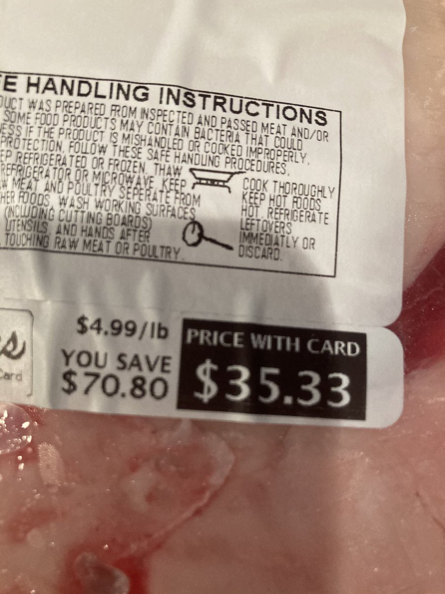 RMRJMR90's tweet photo. Prime Rib roast, $$ good to have a friend behind the butcher counter. Brine, smoke, sear, serve. #bbqright #texasbbq https://t.co/E74LLy1sh0