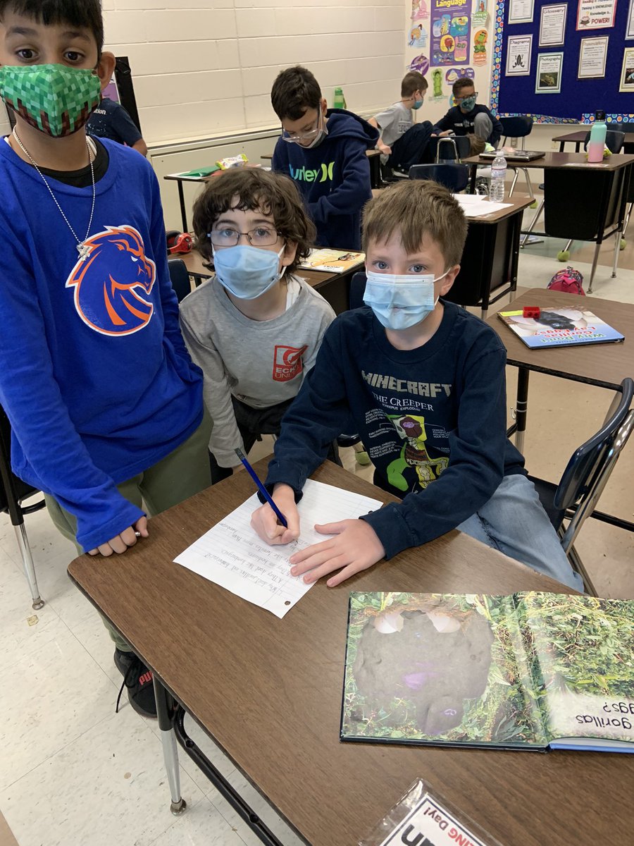 My kids love playing Kahoot! so today they worked on creating their own questions for the book they read.  I will use their questions to create the game.  Not sure why I never did this before but will definitely do it again!!  They were so focused!!