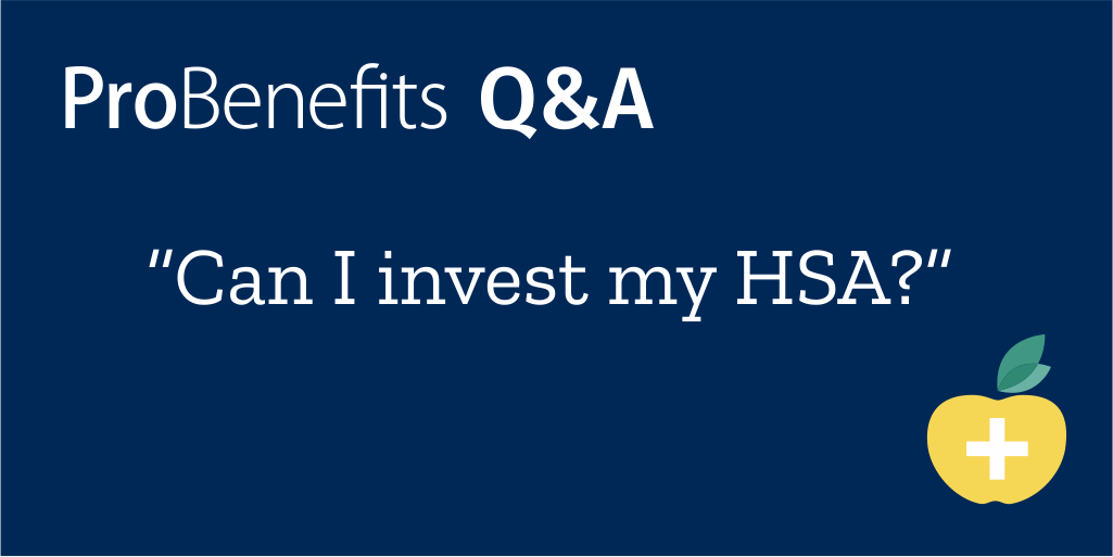 ProBenefits's tweet image. Did you know you can choose to invest your HSA dollars, and that those investments grow tax-free, earning interest to pay for future medical expenses or to save toward retirement? On the ProBenefits participant web portal, click Manage Investments to get started. #benefitoftrust