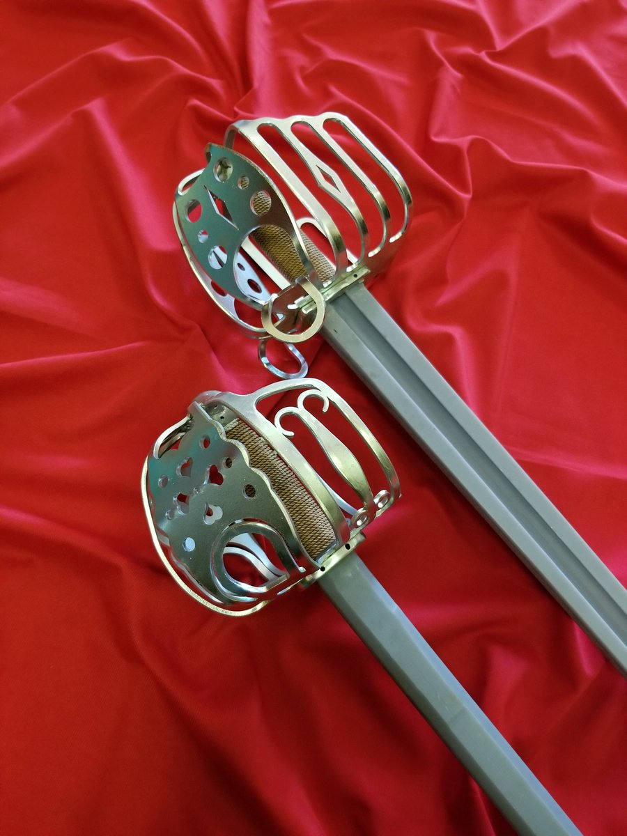 WeSellSwords's tweet photo. Black Fencer Synthetic Standard, and Regimental Basket Hilts are in stock!
More synthetics are on the way!
Get yours in store today and online at: https://t.co/pcSspANG2u
#blackfencer #synthetic #trainingswords #Training #BasketHilt #scottish #getthemnow #yyc #calagry https://t.co/pPH3phZz7w