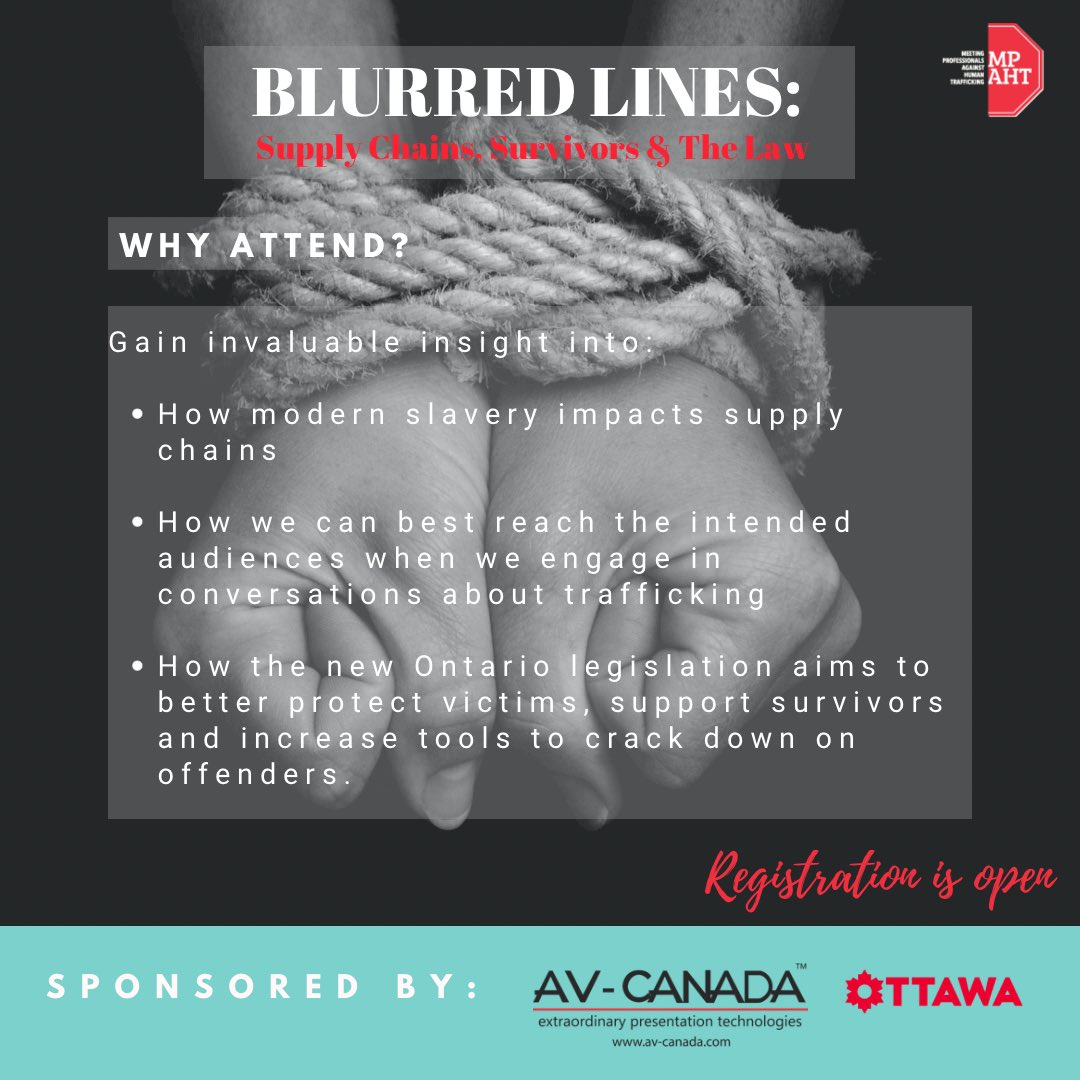We invite you to join MPAHT and our special speakers at this event! 

There is much insight to be gained from attending and we encourage you to join our movement to create a more aware, alert, and actively safe community for all. We are all in this together!

#endhumantrafficking