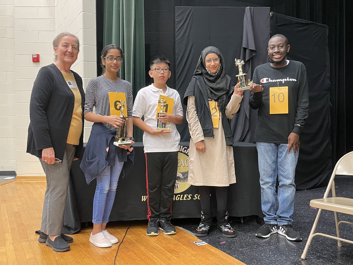 briscoe_eagles's tweet photo. What an incredible group of spellers! Congratulations to our champion, runner-up, and TIE for 3rd! They kept spelling so many difficult words, we finally had to call it a tie! 🦅🌟🤩 https://t.co/sAty0USgh6