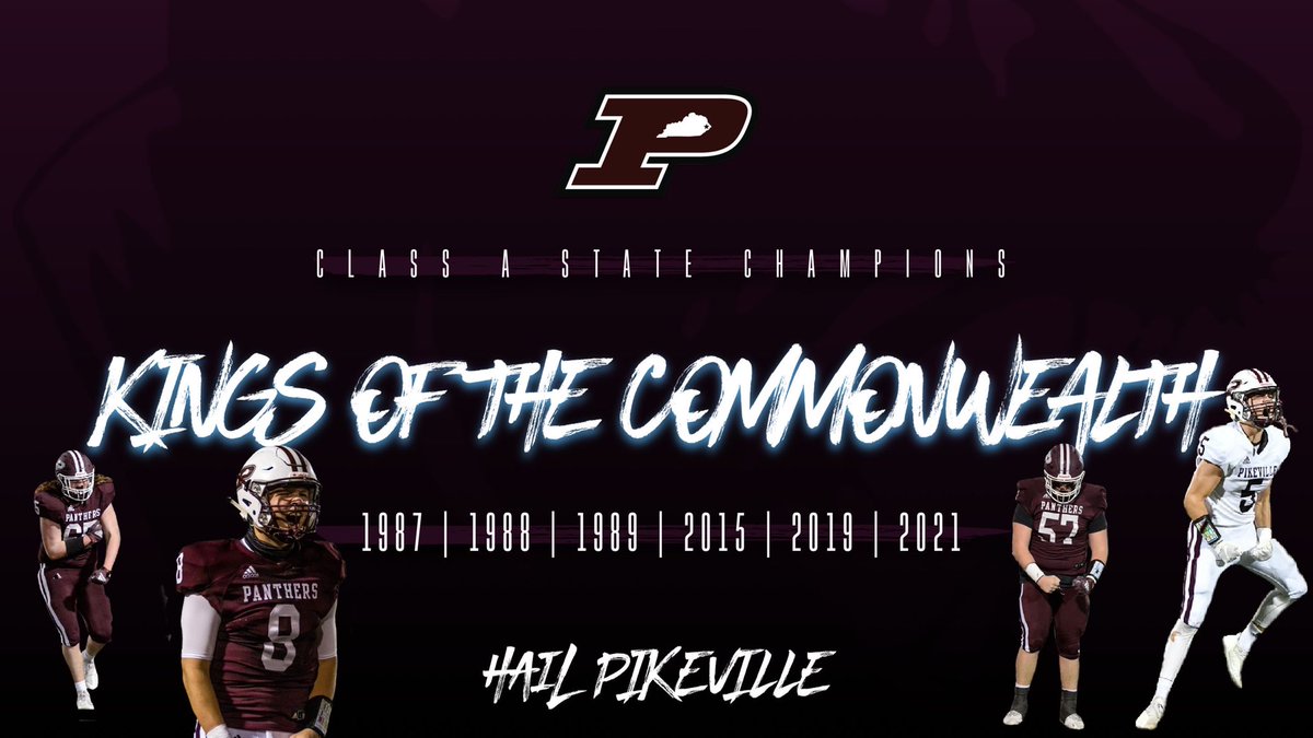 👑 The Crown Fits 👑 

The Pikeville Panthers are Class A State Champions for the 6th time in Program History! 

#TODAY #HailPikeville 🐾 💍