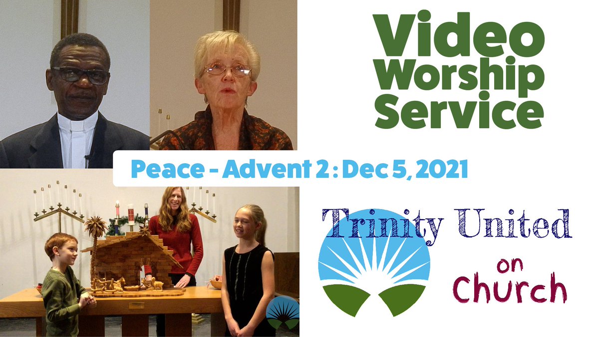 Join us for Advent 2 this Sunday!  "Peace"
#Advent2021
youtu.be/iZw00N0EvuA
