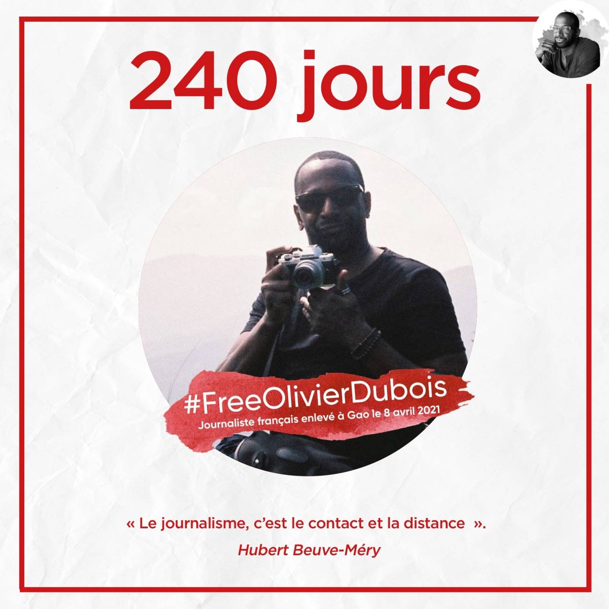 Soutien à Olivier Dubois - #FreeOlivierDubois tweet media