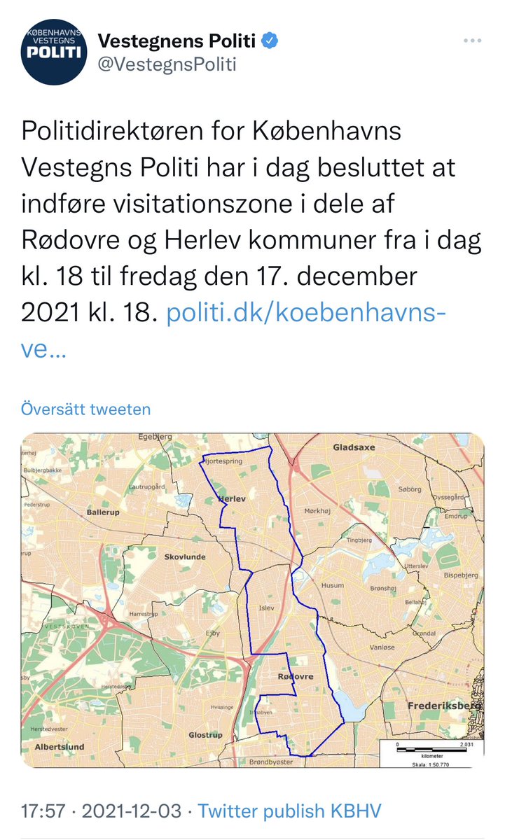Dykaren21's tweet photo. Dansk polis inför nu visitationszon i Rødovre efter den brutala skjutningen inne på en ”svensk” frisörsalong. Danskarna börjar tröttna på svensk importerad muslimsk gäng- &amp; klankriminaliteten som sprider sig som en farsot öven över sundet. De inför snart gränskontroll mot 🇸🇪.🕌🐪 https://t.co/8THK3zzXob