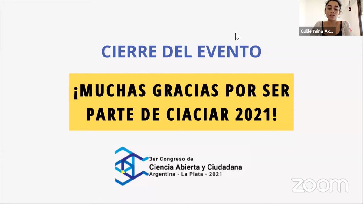 Red Iberoamericana de Ciencia Participativa (@redricap) on Twitter photo Terminó el <a href="/ciaciar/">Congreso de Ciencia Abierta y Ciudadana</a> 3er Congreso de Ciencia Abierta y Ciudadana en Argentina.
Si no lo viste quedan más de 13 horas de sesiones transmitidas disponibles:
youtube.com/channel/UCH72o… Terminó el <a href="/ciaciar/">Congreso de Ciencia Abierta y Ciudadana</a> 3er Congreso de Ciencia Abierta y Ciudadana en Argentina.
Si no lo viste quedan más de 13 horas de sesiones transmitidas disponibles:
youtube.com/channel/UCH72o…