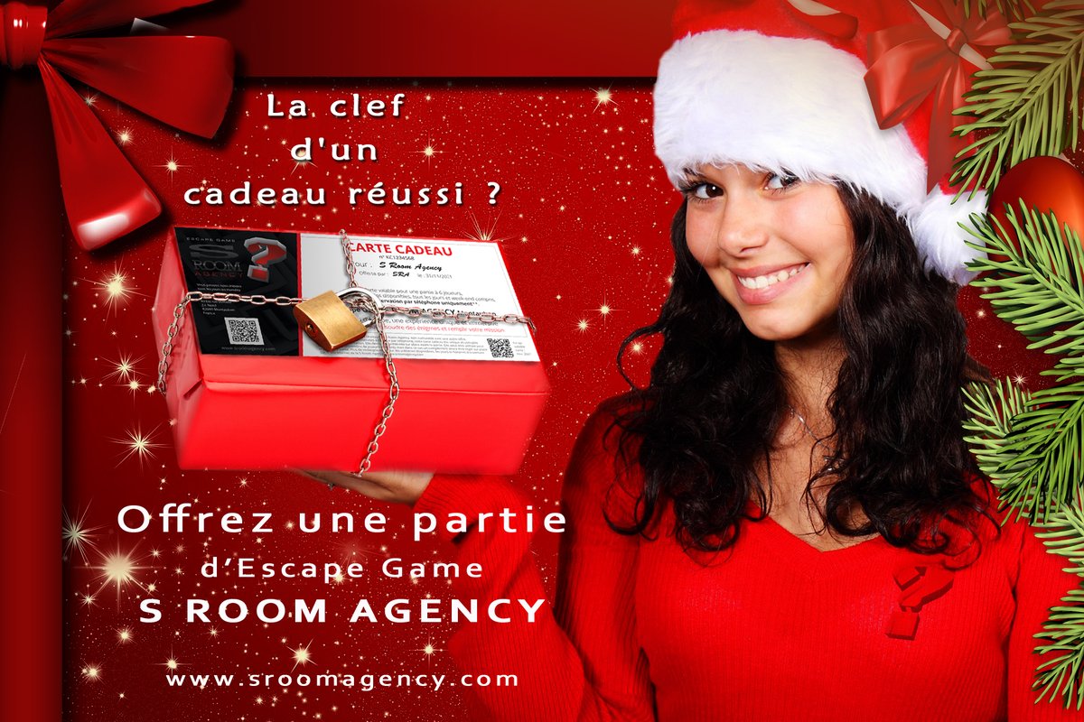 SRoomAgency's tweet photo. Pour ces fêtes de fin d'année 🎄, vous avez envie d'offrir à votre entourage un cadeau 🎁 original, ludique et mémorable ?
L'Escape Game Montauban S Room Agency a la réponse... Nous vous proposons des cartes cadeaux avantageuses. Votre carte cadeau 🎁
https://t.co/1XHmsiivf3 https://t.co/XW3QVu0Ofq