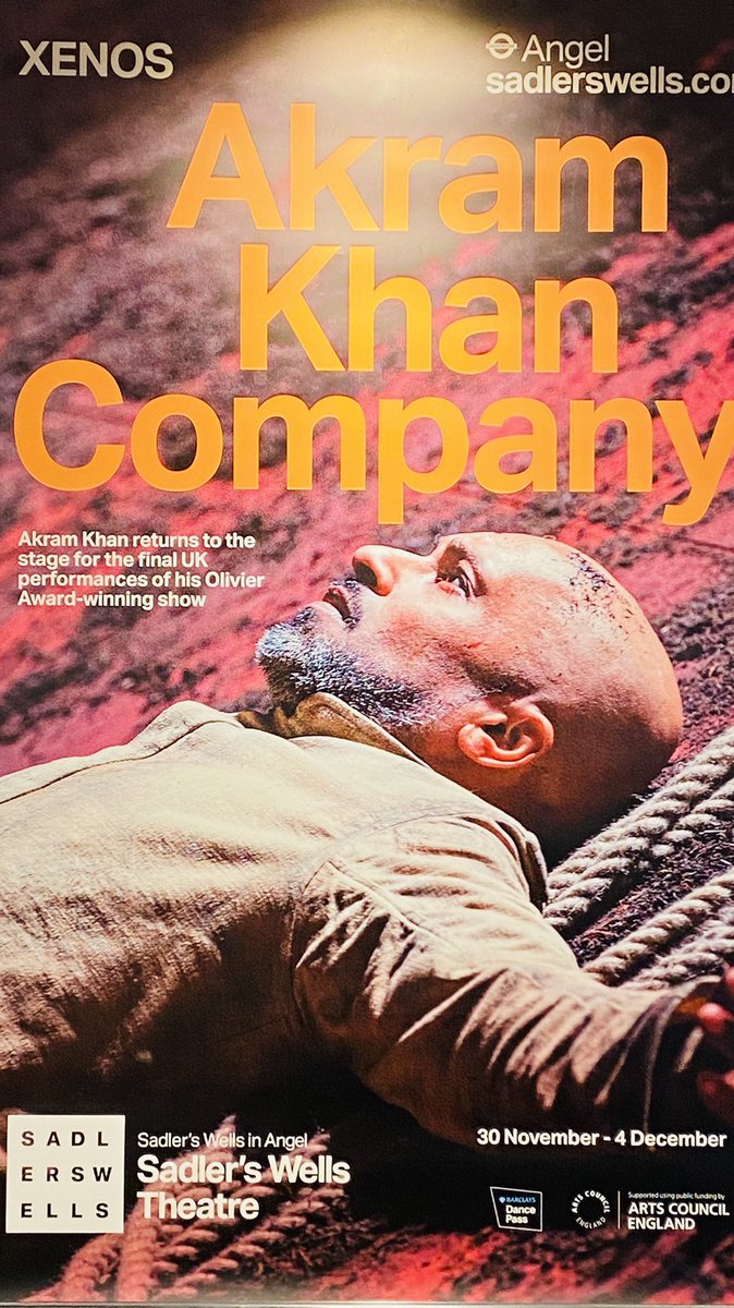 misgiorgy's tweet photo. Most sublime show! Akram Khan really upped the game (if possible) . It’s dance it’s music it’s theatre it’s art it’s poetry. It’s a masterpiece #akramkhan @AkramKhanLive #dance @Sadlers_Wells https://t.co/LAKBVaYFml
