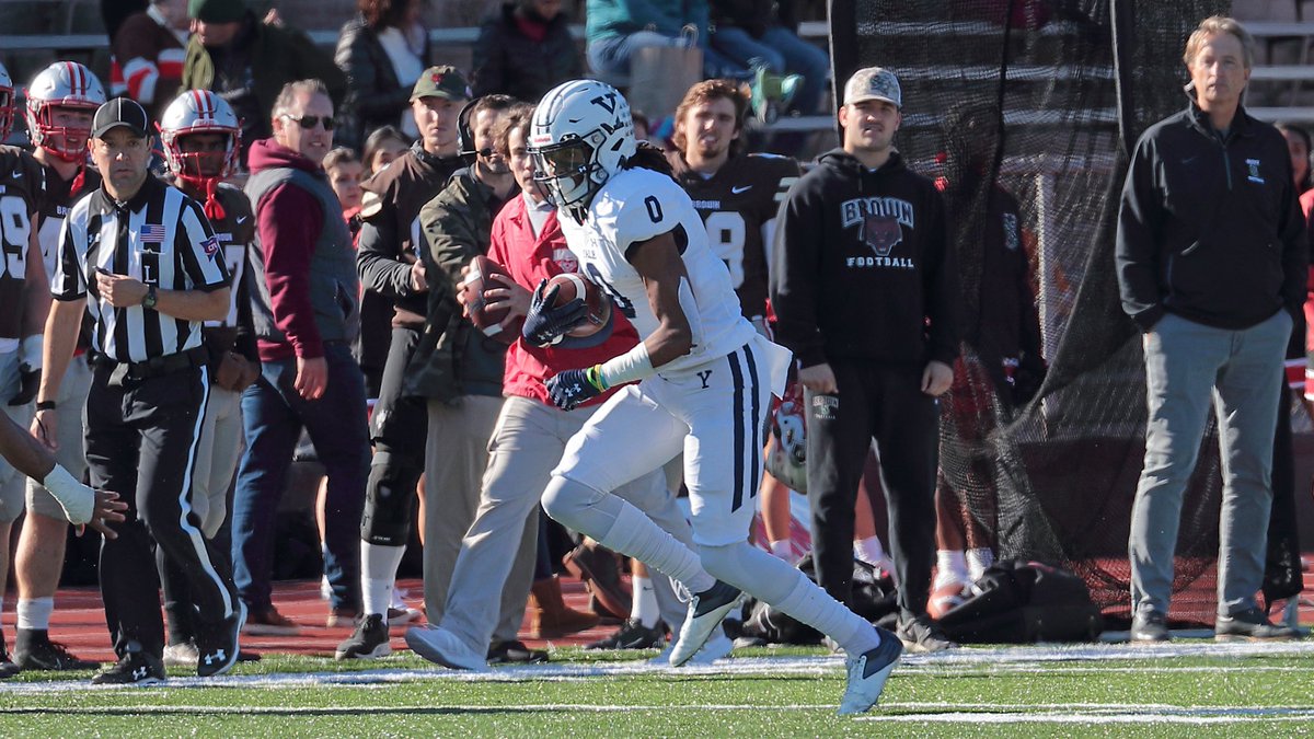 I want to thank Yale Football and the staff for all of the opportunities that the program and the school have given me. To further my athletic career, I have entered the transfer portal with 1 more year of eligibility left. Season highlight film posting soon. #0 #wheret0