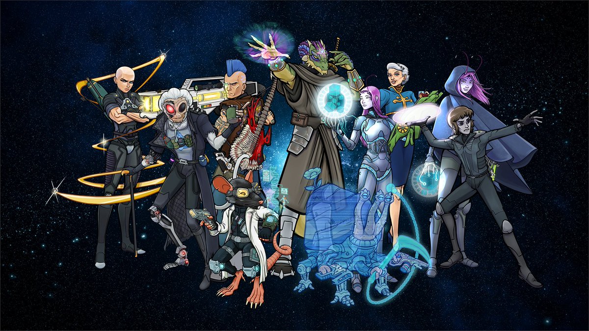 A 3 yr campaign ends tonight. Androids &amp; Aliens was a wonderful journey that was SO much more than the sum of its parts <a href="/troylavallee/">Troy Lavallee</a> <a href="/heyskid/">Skid "Four Seasons Partial Landscaper" Maher</a> <a href="/grantberger/">Grant Berger</a> <a href="/SoccerMomSyd/">Your Ad Here!</a> @ellidilorenzo <a href="/itsdavidwinters/">David Winters</a> I love playing with you. Thanks to <a href="/Ticklishsocks/">ToLuBar | tolubar.bsky.social</a> for this amazing tribute. 🥲