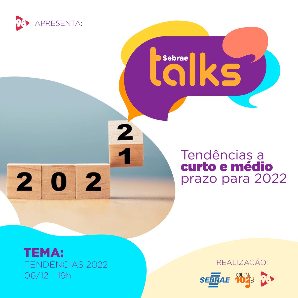 Rede98Oficial's tweet photo. Hoje é dia de #SebraeTalks e você vai acompanhar tudo sobre as tendências de 2022 para o seu negócio, a partir das 19h: https://t.co/ahO0Oeg3gz
@sebraeminas https://t.co/WndF1NMh62