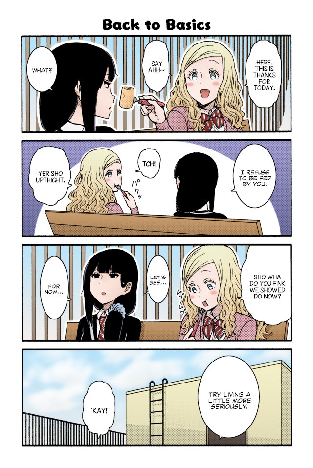 Tomo-chan is a girl (Tomo-chan wa onnanoko) #manga #coloredmanga  #AizawaTomo #CarolOlsen #GondouMisuzu